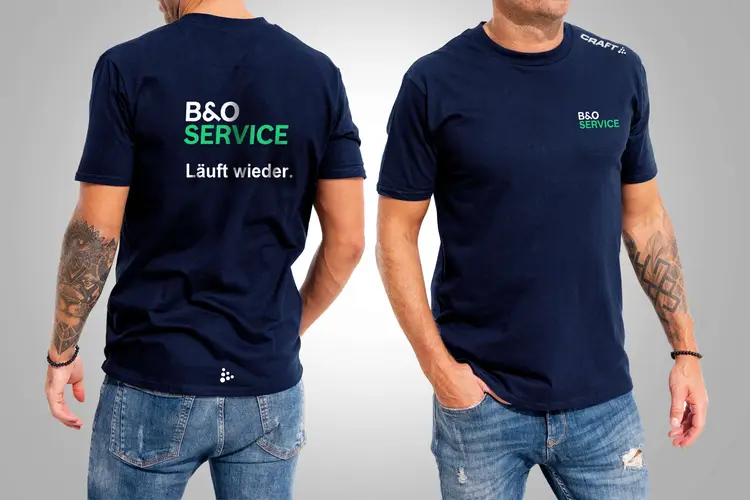 B & O Service Textildruck T-Shirts